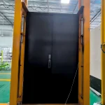 Aluminum Entry Doors Factory-customized back effect
