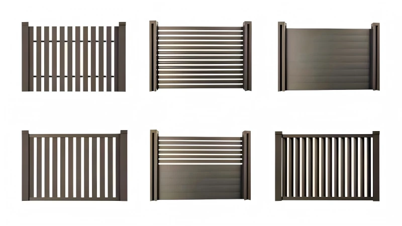 Aluminum-fence-style