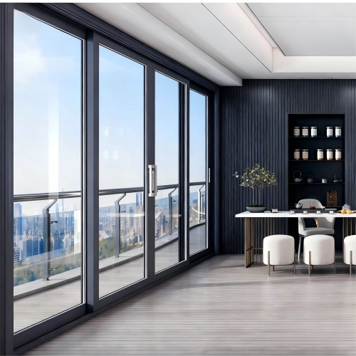Impact Sliding Doors equipped with impact-resistant safety glass