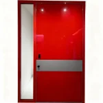 Modern luxury villa pivot entrance door master map