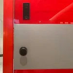 Modern luxury villa pivot entrance door middle