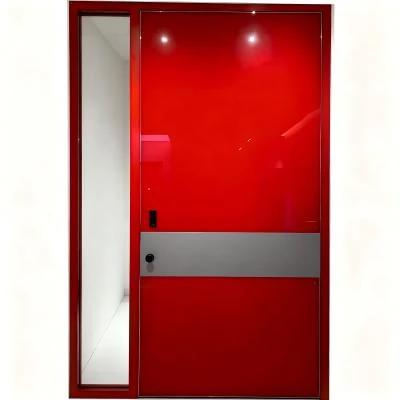 Modern luxury villa pivot entrance door thumbnail