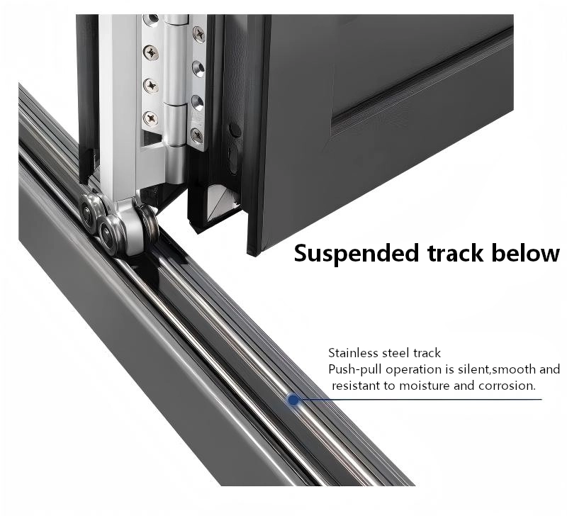 The smoothly sliding lower track