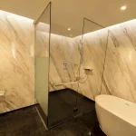 bathroom glass door master map