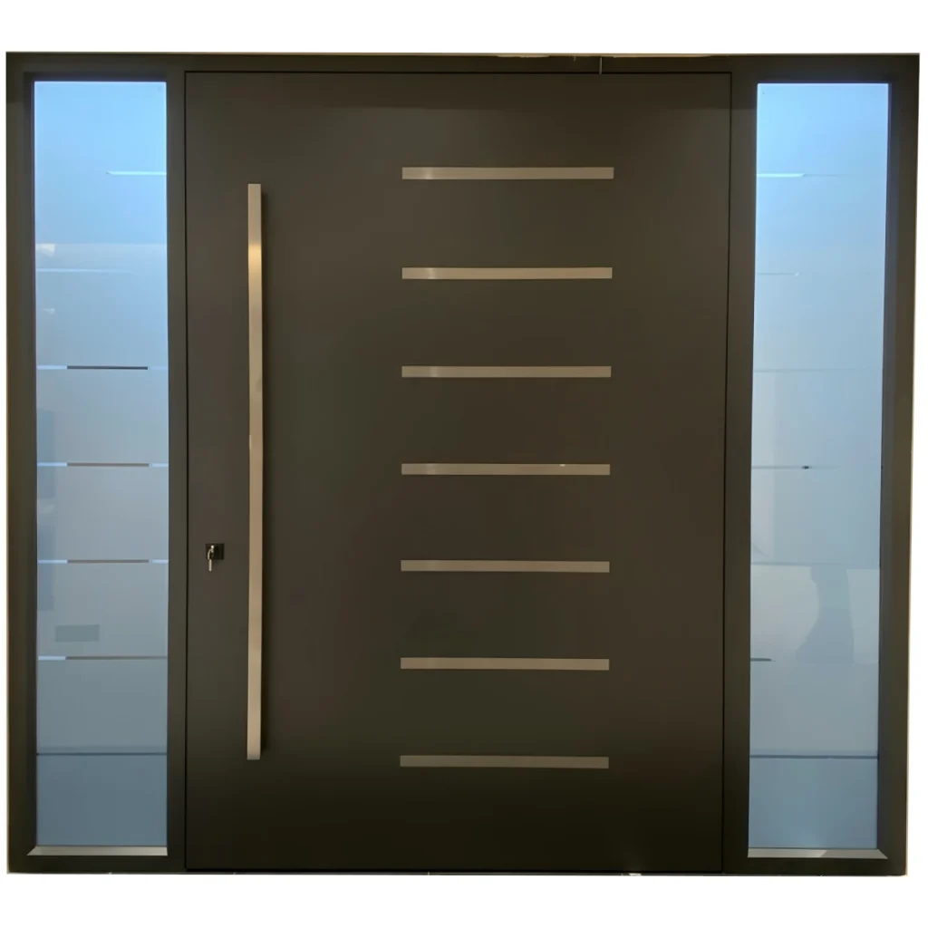 Aluminum Panel Swing Door front