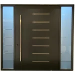 Aluminum Panel Swing Door front