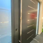 Aluminum Panel Swing Door left
