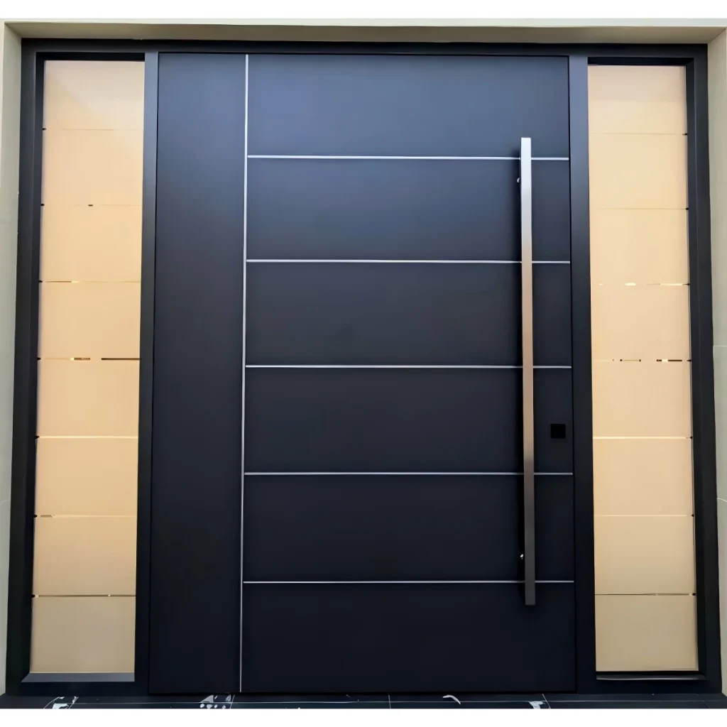 Aluminum Panel Swing Door reverse