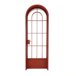 French wooden door feature