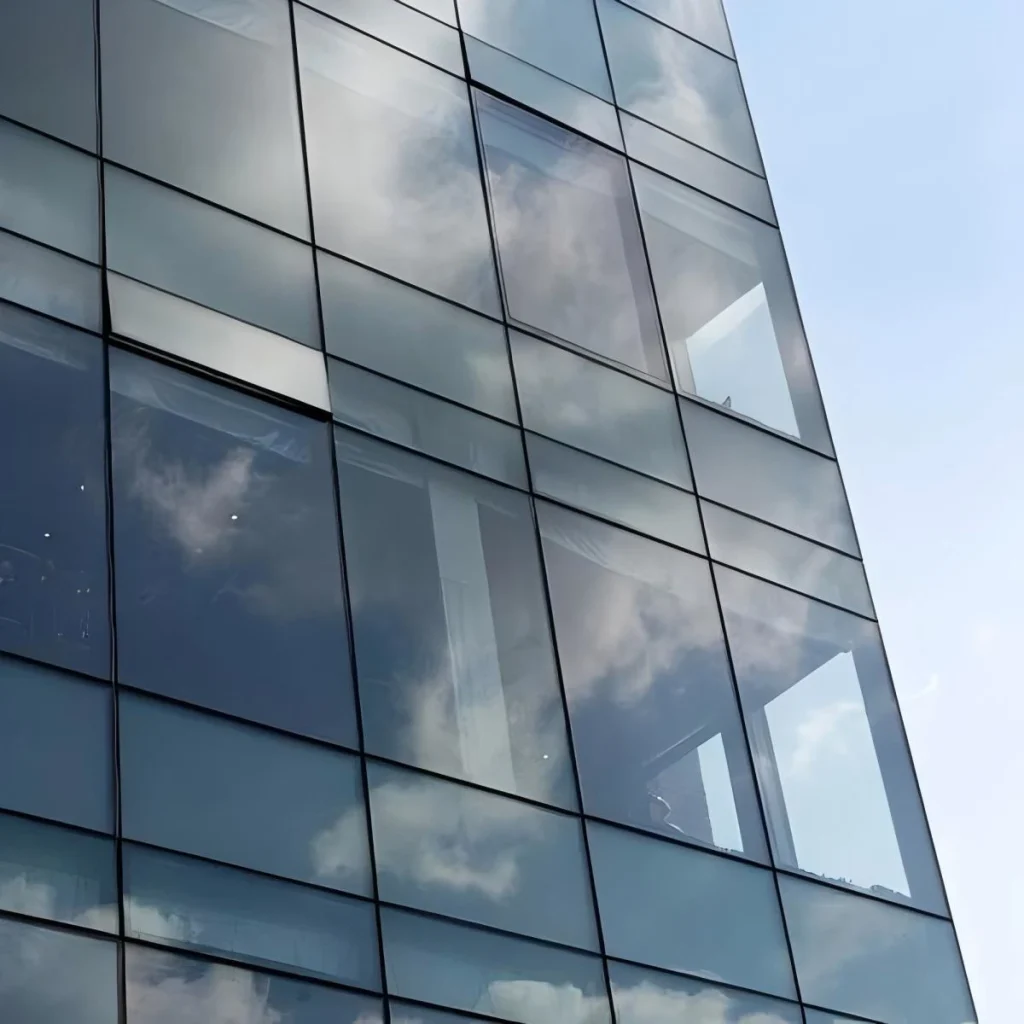 Aluminium Curtain Wall hidden aluminium fram