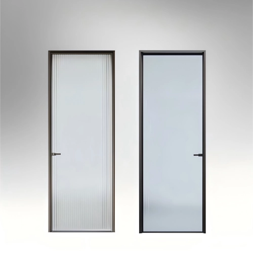Cloakroom glass door style