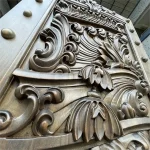 teak wood carving doors double front door panel