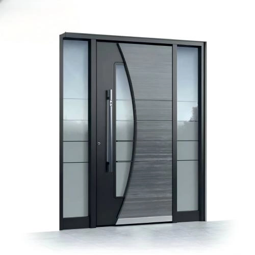 Aluminum Entry Door with Sidelights style