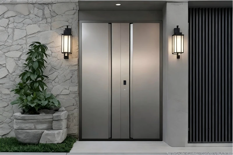 Aluminum Entry Doors Safe Rutao