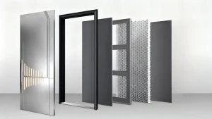 Aluminum Entry Doors Safe structure