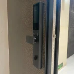 Aluminum-Wood Security Door side
