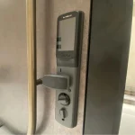 Modern Pivot Door smart lock