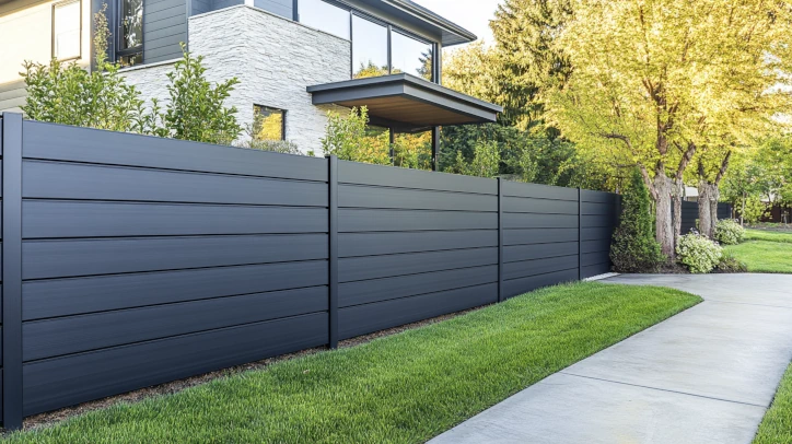 Black Aluminum Privacy Fence Panels