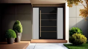 High Gloss Black Front Door