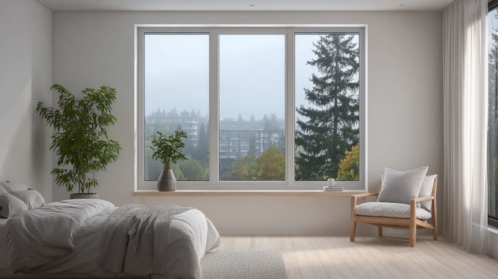 energy efficient upvc sliding window with Low-E glass option