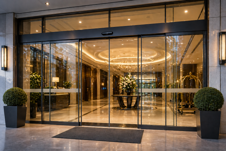Why Automatic Sliding Glass Doors Are Essential for Modern Hotel Entrances