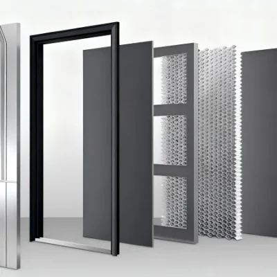 Aluminum Entry Doors Safe structure