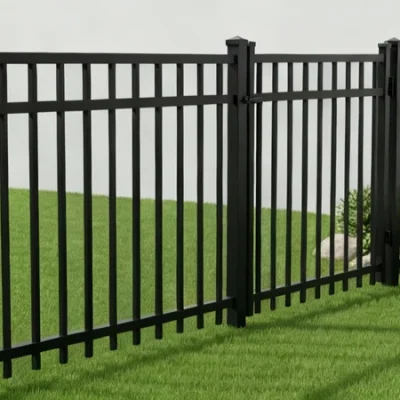 Black Aluminum Fence