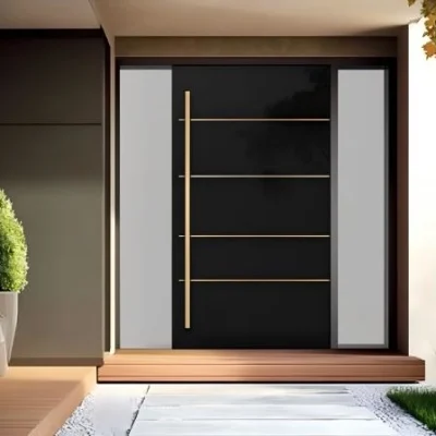 High Gloss Black Front Door