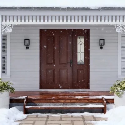 How to Insulate a Front Door for Winter