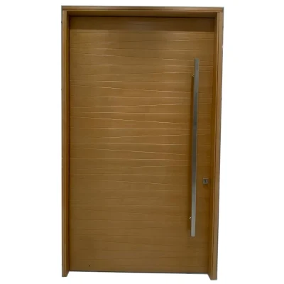 Light Brown Solid Wood Door