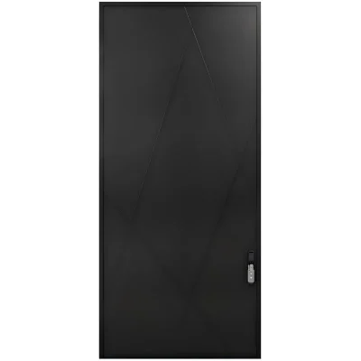 Oversized Aluminium Front Doors Feature